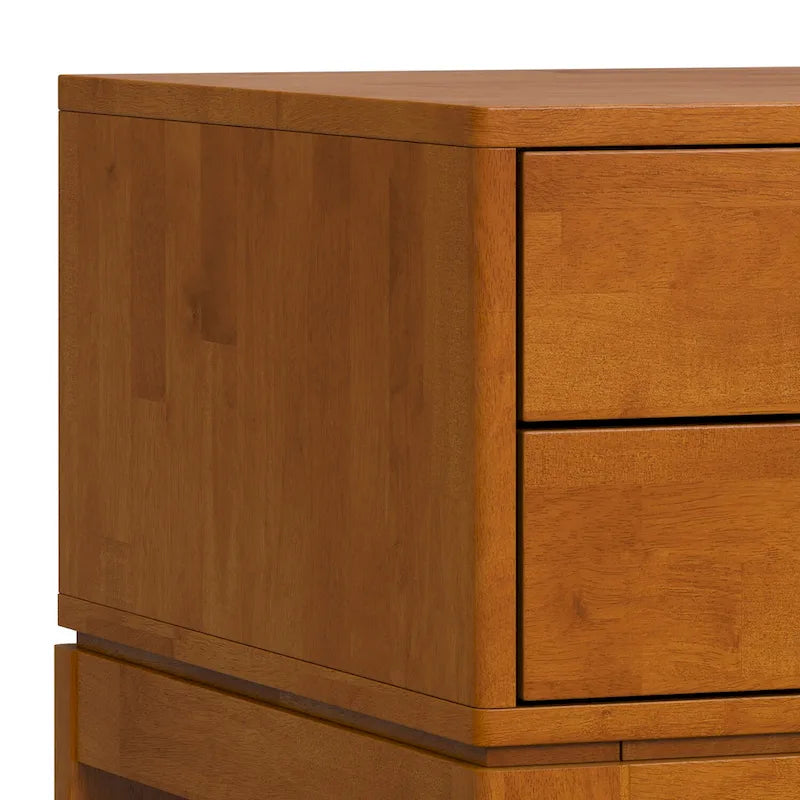Table d'appoint carrée en bois massif