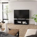 Meuble TV en bois noir