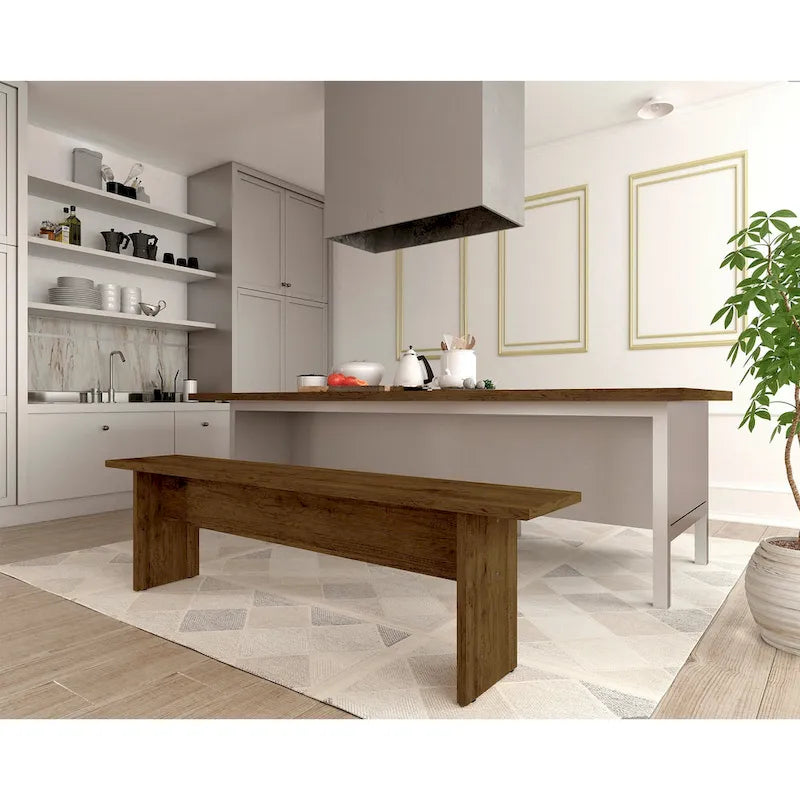 Manhattan Comfort Nomad 67.91 Modern Dining Bench