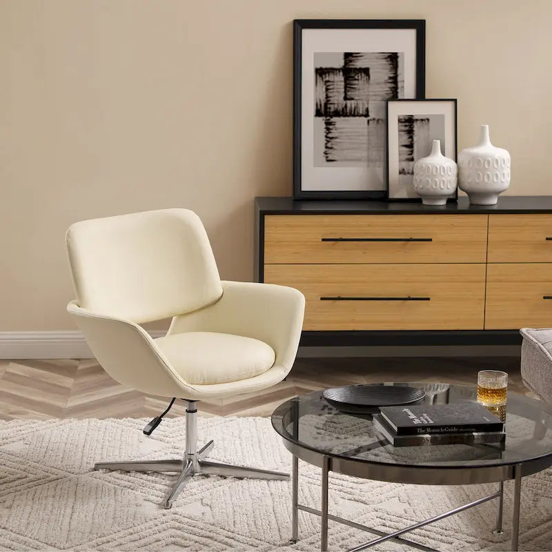 Fauteuil de bureau pivotant et réglable