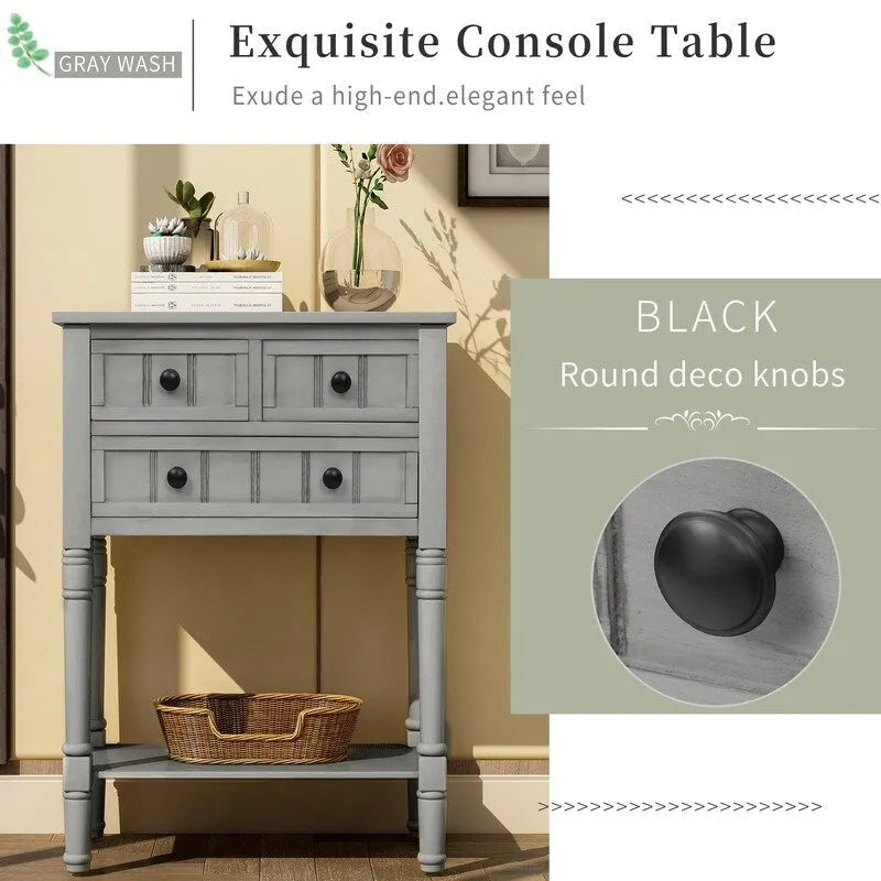 Console d'entrée de style campagnard