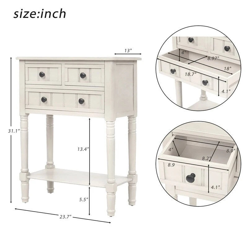 Console d'entrée de style campagnard