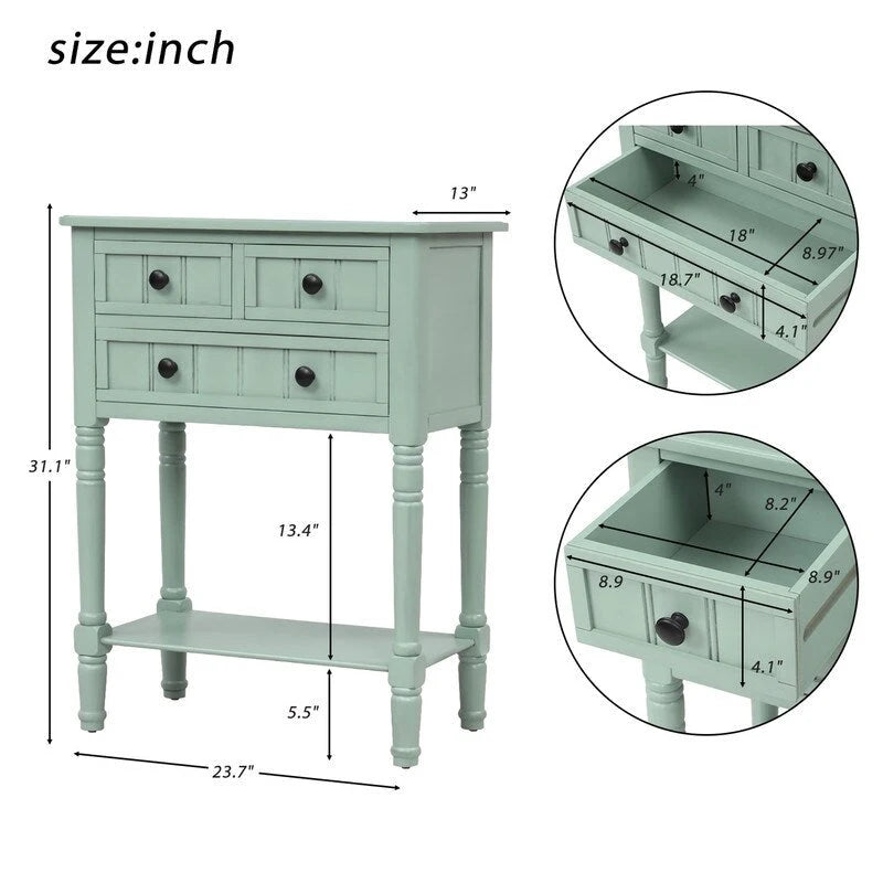 Console d'entrée de style campagnard