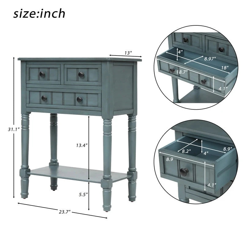 Console d'entrée de style campagnard