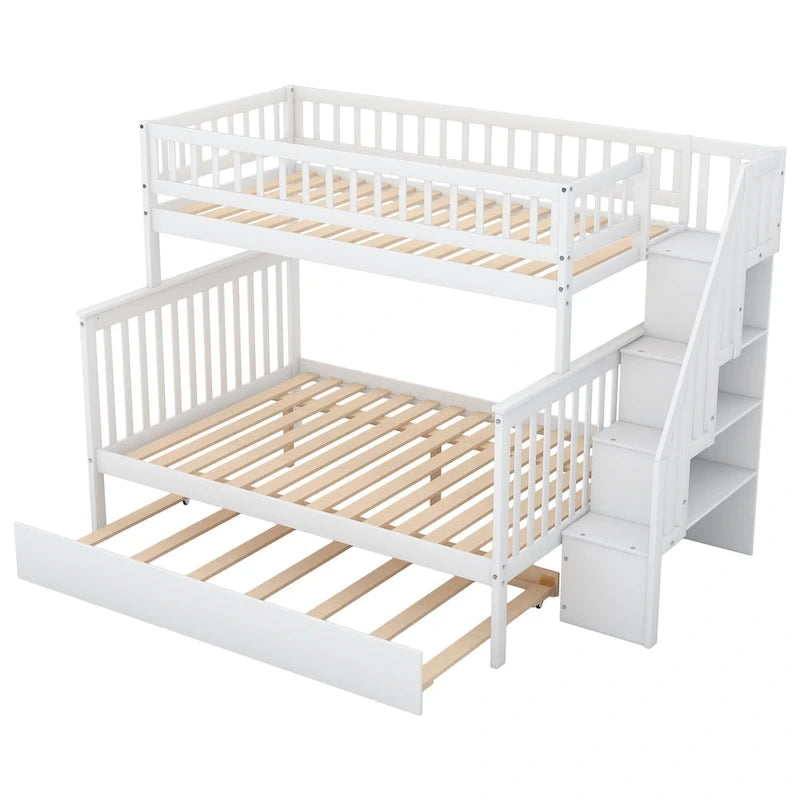 Lit superposé gris