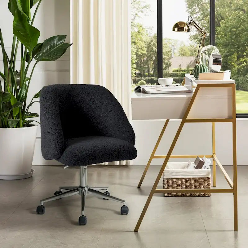 Chaise de bureau pivotante à hauteur réglable