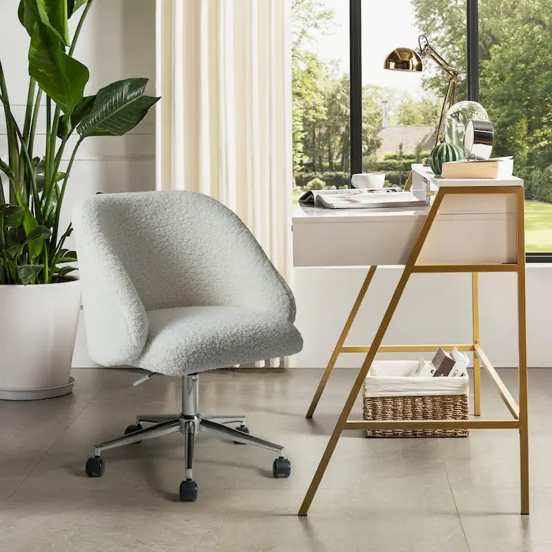 Chaise de bureau pivotante à hauteur réglable