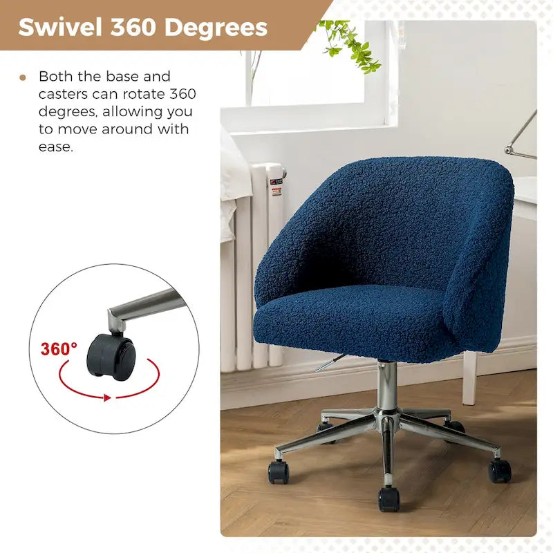 Chaise de bureau pivotante à hauteur réglable