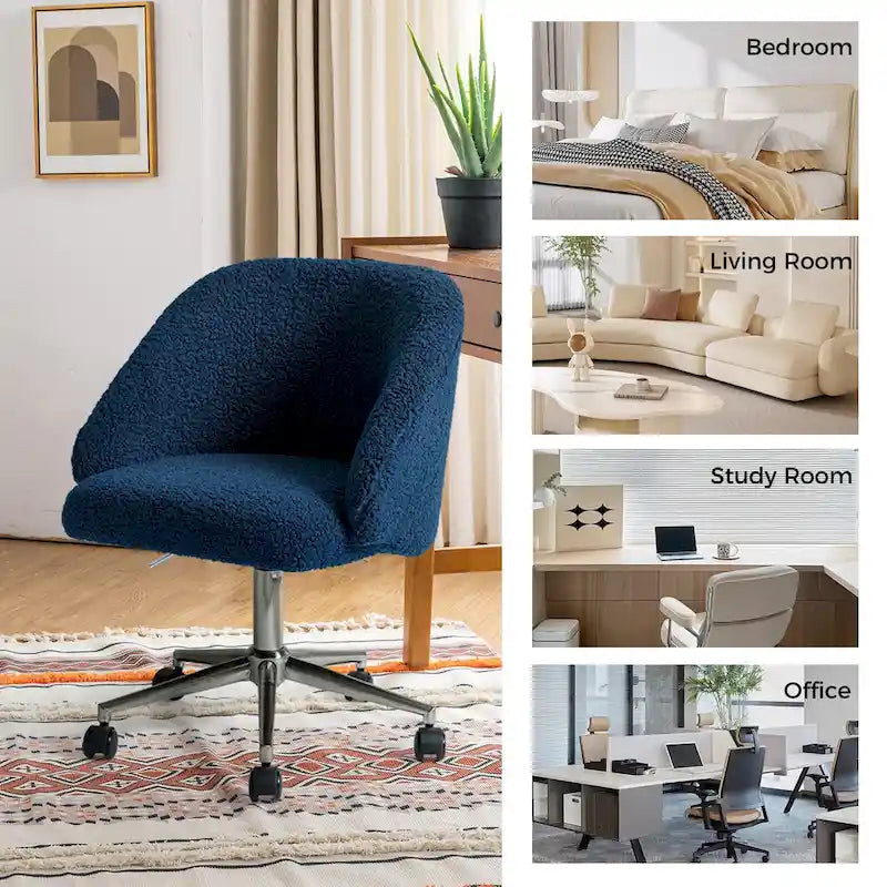Chaise de bureau pivotante à hauteur réglable