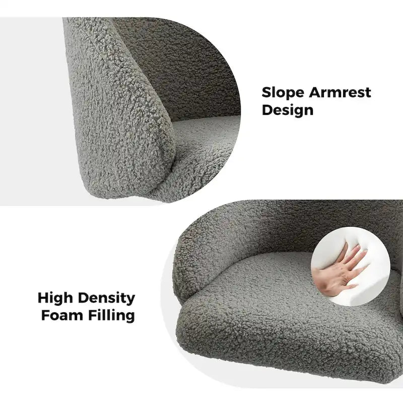 Chaise de bureau pivotante à hauteur réglable