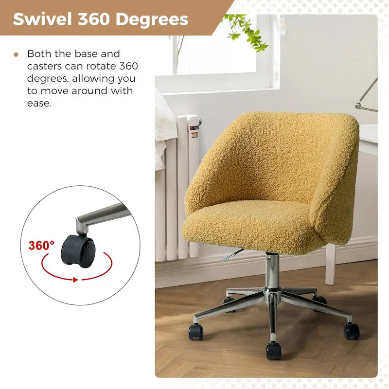 Chaise de bureau pivotante à hauteur réglable