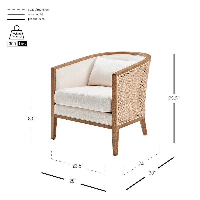 Fauteuil en lin