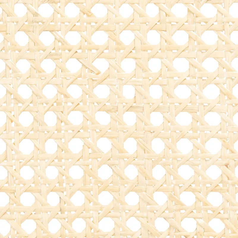 Chaise de salle à manger en rotin et tissu d'ameublement