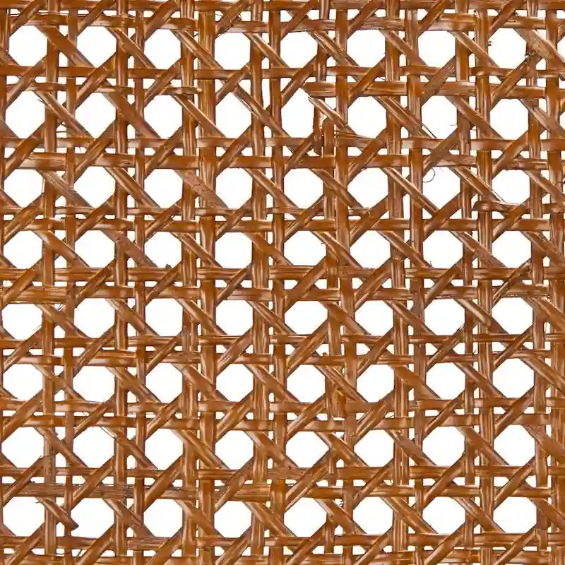 Chaise de salle à manger en rotin et tissu d'ameublement