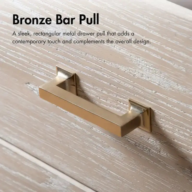 Ensemble de chambre à coucher trois pièces en bois massif comprenant un lit et deux tables de chevet
