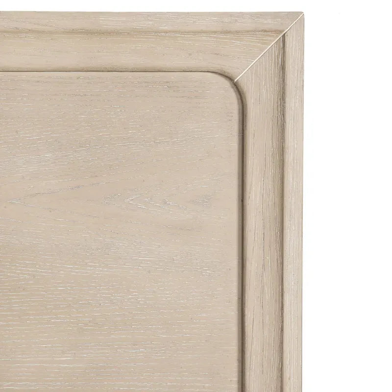 Ensemble de chambre à coucher trois pièces en bois massif comprenant un lit et deux tables de chevet