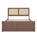 Lit plate-forme de rangement en bois