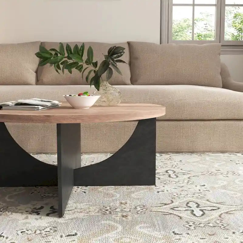 Table basse ronde
