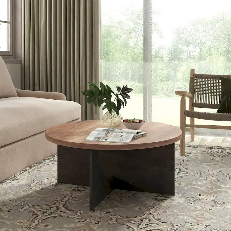 Table basse ronde
