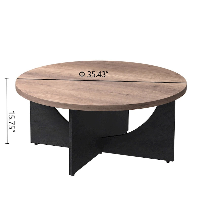 Table basse ronde