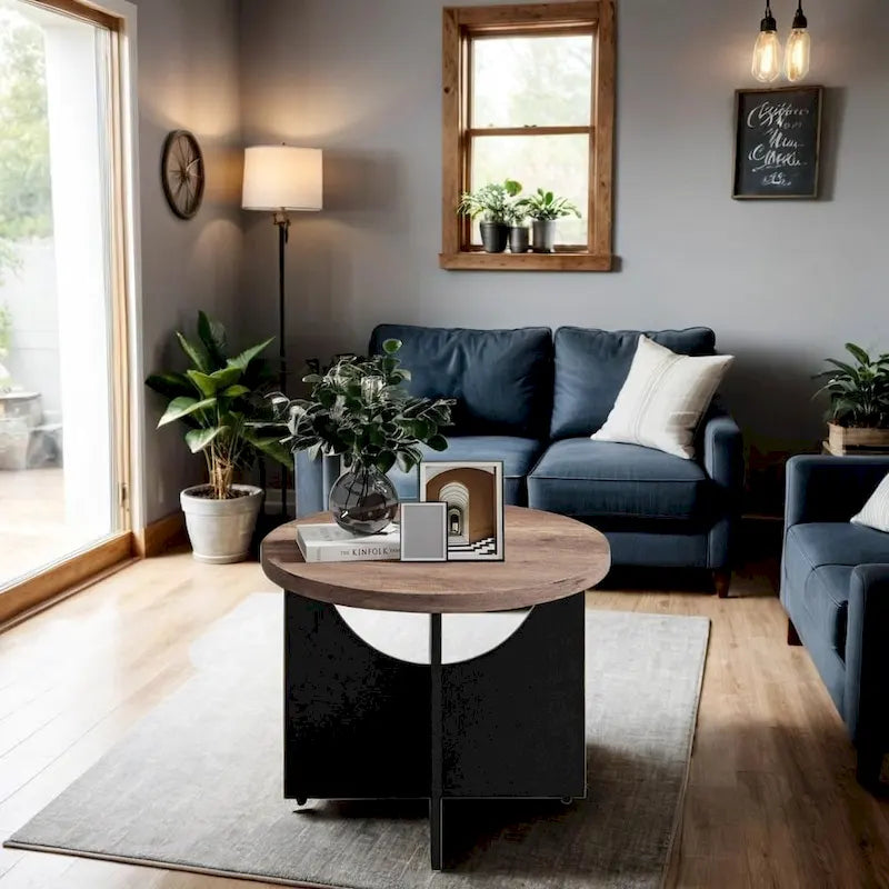 Table basse ronde