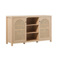 Meuble d'appoint double porte de style transitionnel