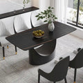 Plateau de table en pierre frittée imitation marbre