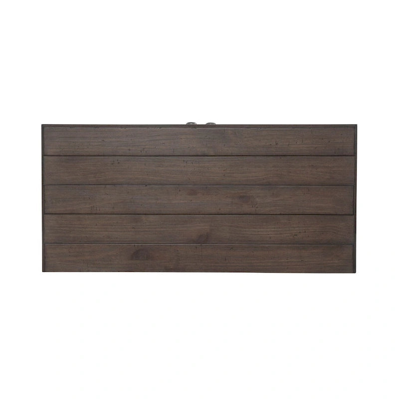 Meuble d'appoint blanc et tabac