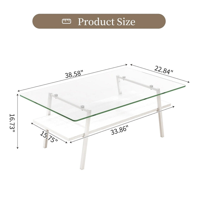 Table basse rectangulaire
