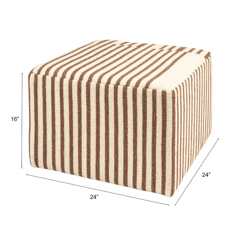 Table basse et tabouret rembourrés