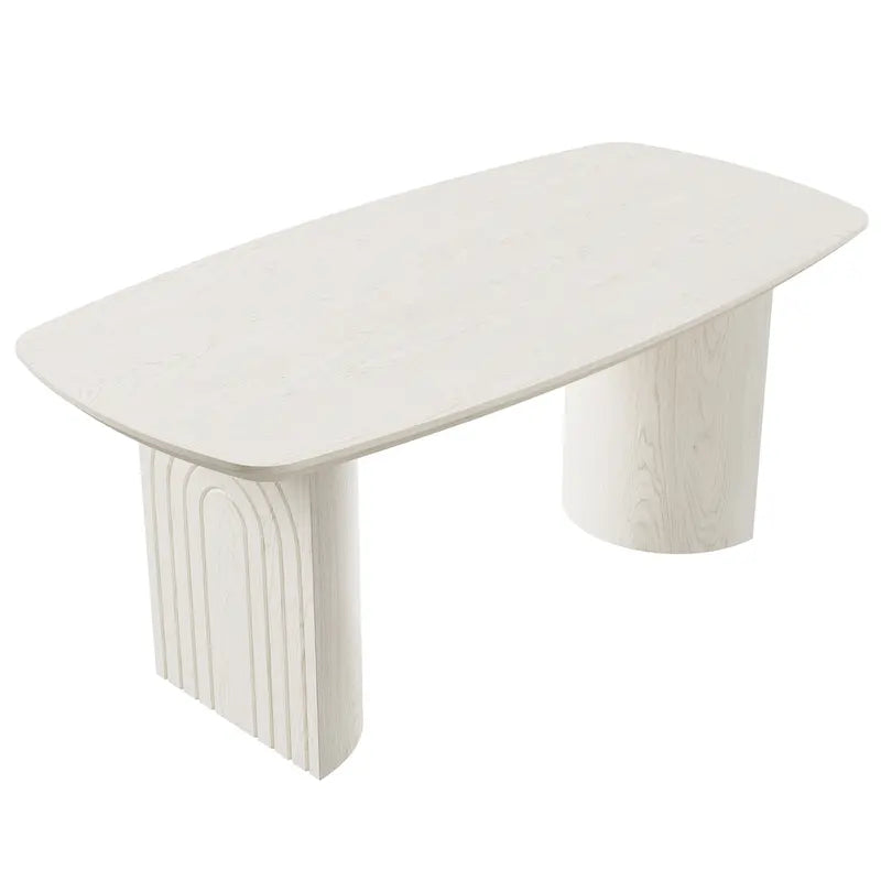 Grande table de salle à manger d'appoint en bois